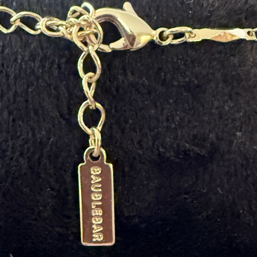 BaubleBar Black and Gold Tassel Necklace - Picture 4 of 11